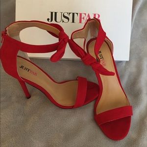JustFab Red Heels